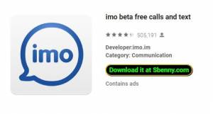 imo beta appels gratuits et texte MOD APK