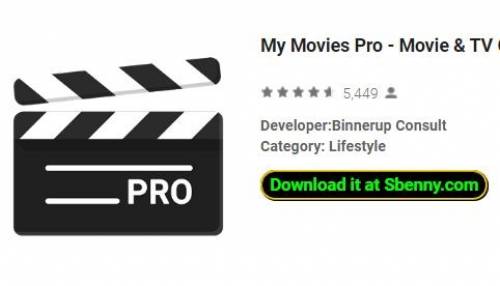 APK-файл Мои фильмы Pro - Библиотека коллекций фильмов и телесериалов