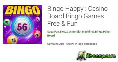 Bingo Happy: Casino Board Bingo Games Gratis en leuk MOD APK
