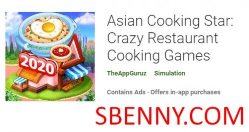 Estrela da culinária asiática: jogos de culinária de restaurantes malucos MOD APK