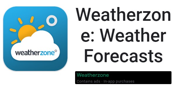 Weatherzone: Předpovědi počasí ke stažení