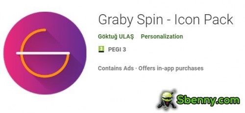 Graby Spin - Paquete de iconos MOD APK