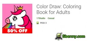 Цветной рисунок: книжка-раскраска для взрослых APK