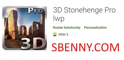 APK 3D Stonehenge Pro lwp