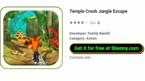 Templo Crash Jungle Escape MOD APK