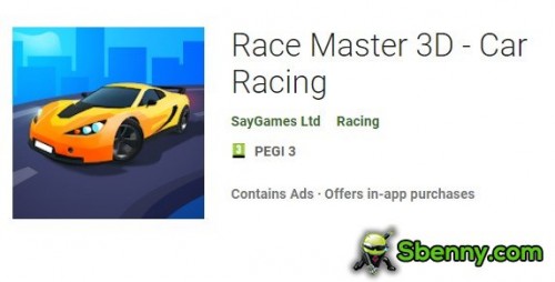 Race Master 3D - APK MOD tat-Tlielaq tal-Karozzi