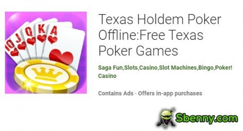 Texas Holdem Poker hors ligne: Jeux de poker Texas Hold'em gratuits MOD APK