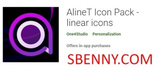 Paquete de iconos AlineT - iconos lineales MOD APK