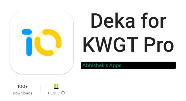Deka għal KWGT Pro MOD APK