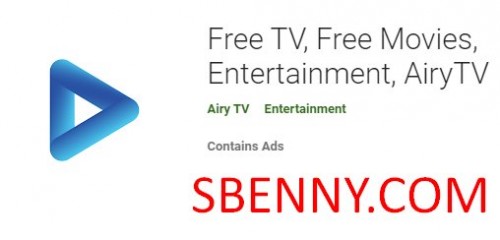 TV gratuita, film gratuiti, intrattenimento, AiryTV MOD APK