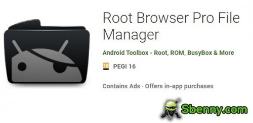 APK MOD del gestore file di Root Browser Pro