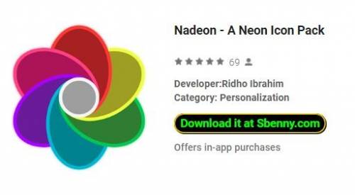 Nadeon - Un pacchetto di icone neon