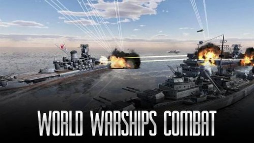 کشتی های جنگی جهانی Combat mod apk