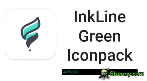 Pakiet ikon InkLine Green MOD APK