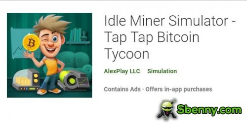 Simulador de minerador ocioso - Tap Tap Bitcoin Tycoon MOD APK