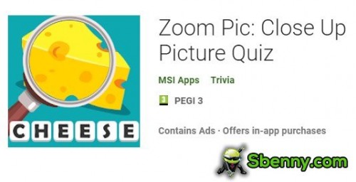 Zoom Pic : Quiz avec images en gros plan MOD APK