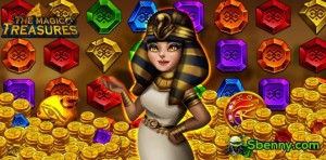 Magiczne skarby: puzzle imperium faraona MOD APK