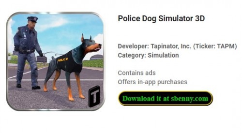 پلیس سگ شبیه ساز 3D MOD APK