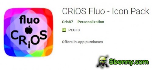 CRiOS Fluo - Pack d'icônes MOD APK