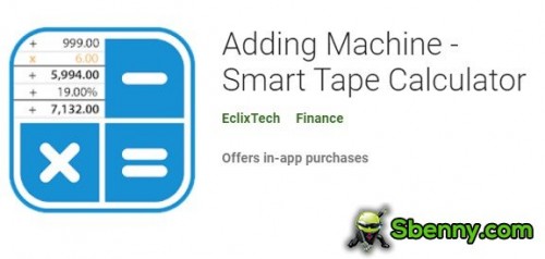 Adding Machine - Smart Tape Calculator MODDED