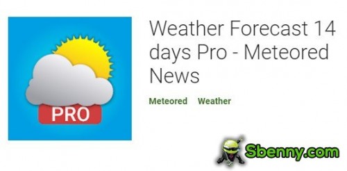 Previsão do tempo 14 dias Pro - Meteored News MOD APK