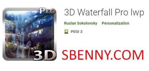 APK 3D Waterfall Pro lwp