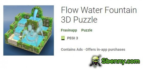 Puzzle 3D con fontana d'acqua di flusso MOD APK