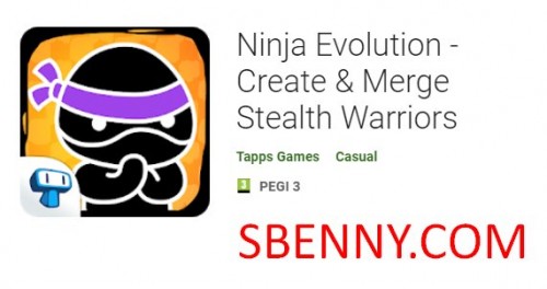 Ninja Evolution - 스텔스 워리어 생성 및 병합 MOD APK