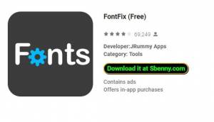 FontFix (gratuito) MOD APK