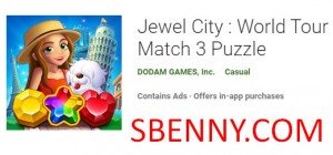 Jewel City : World Tour Match 3 Puzzle MOD APK