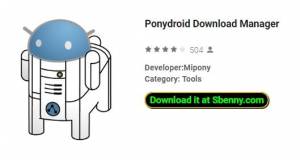 APK del gestore download di Ponydroid