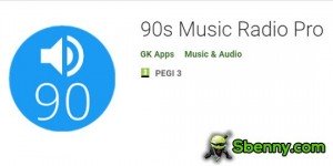 APK Music Radio Pro Pro z lat 90