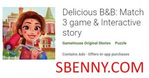 Delicious B&B: 3-Gewinnt-Spiel & interaktive Geschichte MOD APK