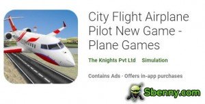 도시 비행 비행기 조종사 새로운 게임 - 비행기 게임 MOD APK