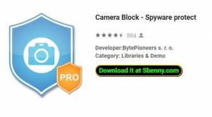 Bloco de câmera - APK protegido contra spyware