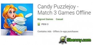 Candy Puzzlejoy - Match 3 Games آفلاین MOD APK